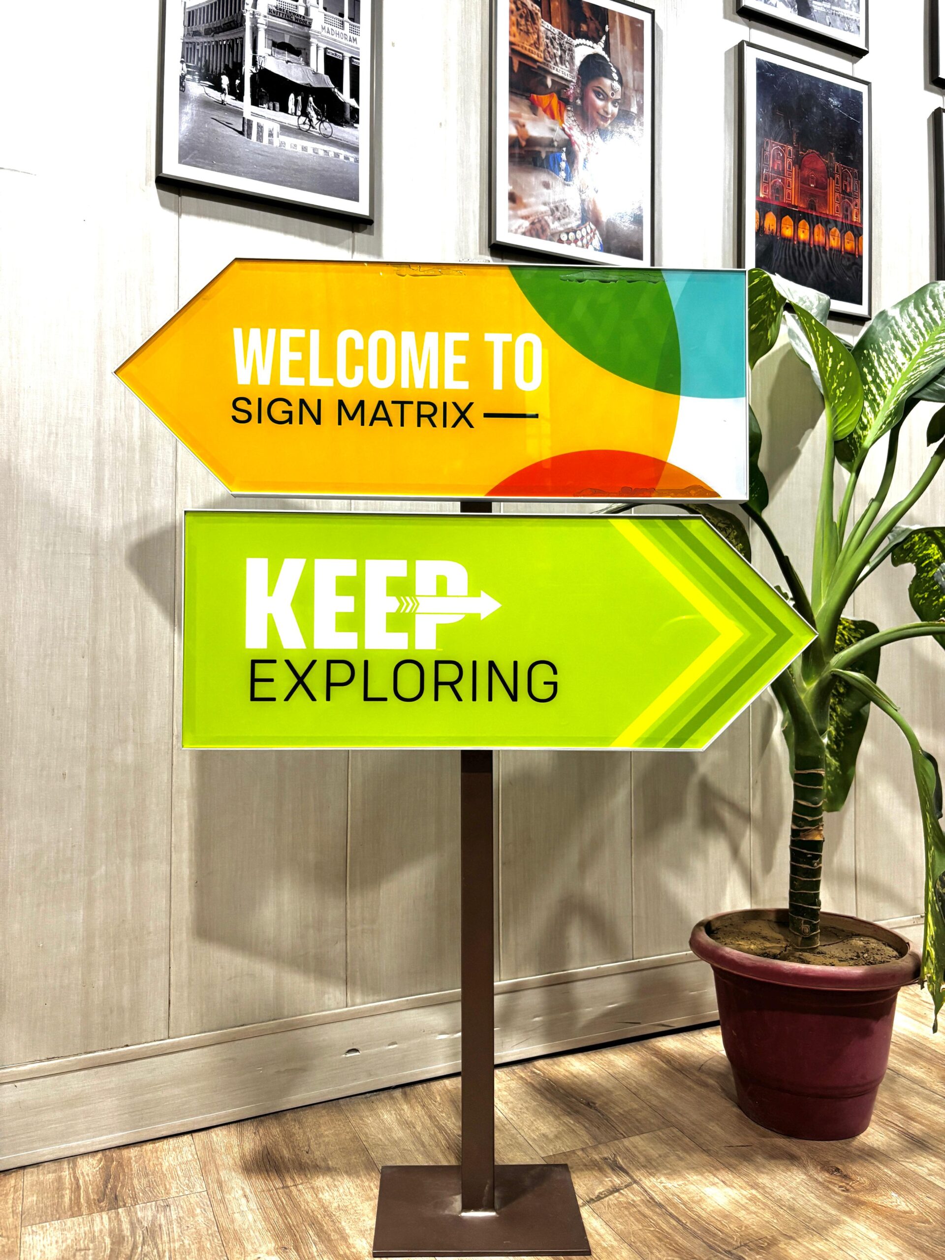 Sign Matrix Way Finding Solution Architectural Sign System